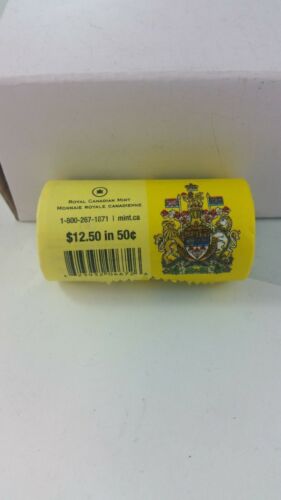 Canada UNC Roll 50 cent 2013 in Special Mint Wrapper