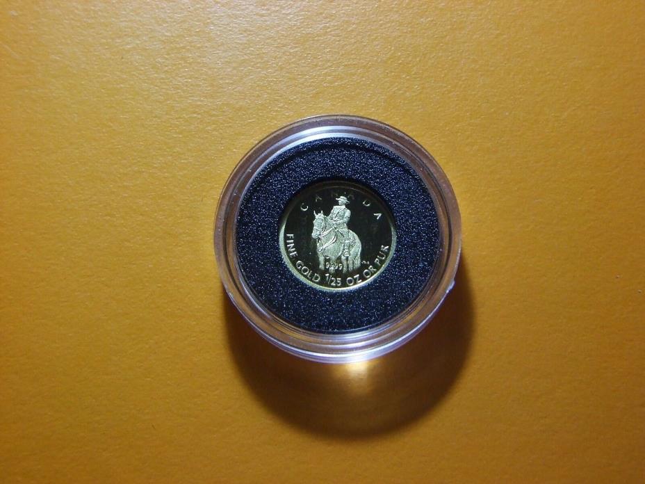 50 cents Canada 2010 1/25 oz. 99.99% gold RCMP