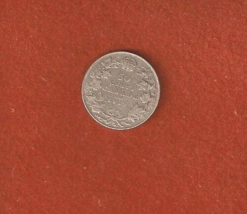 1919 Canada Silver Fifty Cent Coin (A Real Nice Collectable Silver Coin) L551