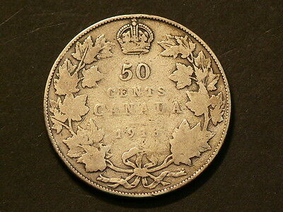 1913 Canada 50 Cents  #G4339