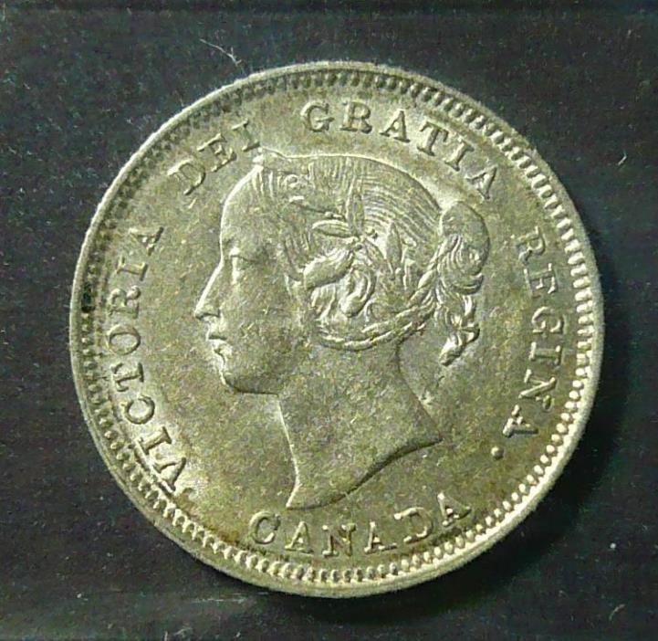 1900 Canada 5 Cents - Narrow 0, CCCS Certified