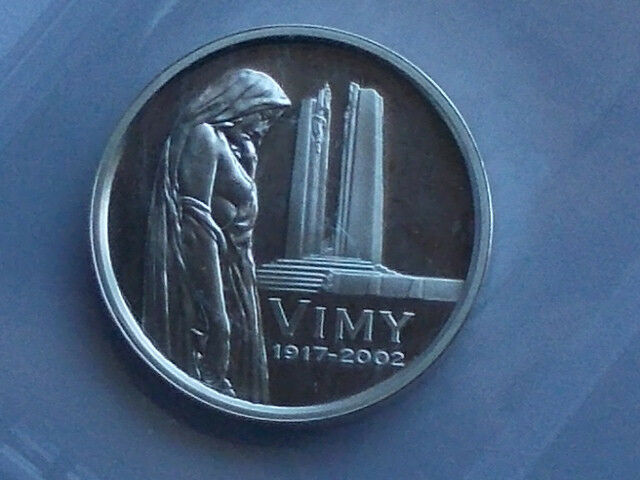 2002 CANADA VIMY RIDGE SILVER 5 CENT ICCS CERTIFIED & GRADED