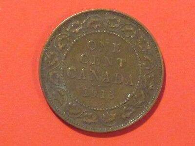 **** 1913 Canada Large Cent - Very nice example.  KM# 21