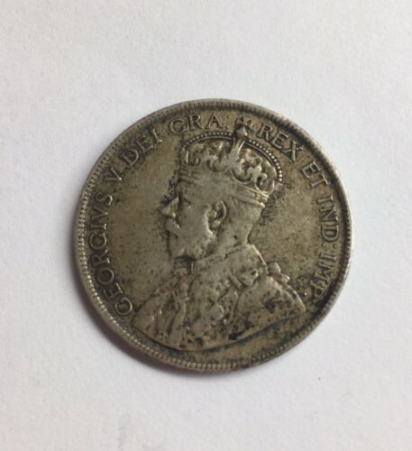 1917 Canadian 50 Cent Coin