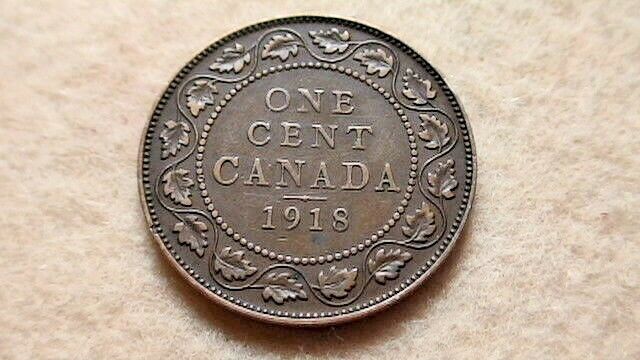 1918 Canada One Cent Coin