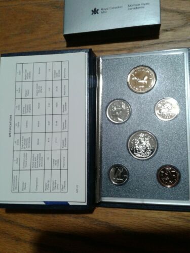 1989 Canadian Specimen Set 6 First Strike coins...Beautiful