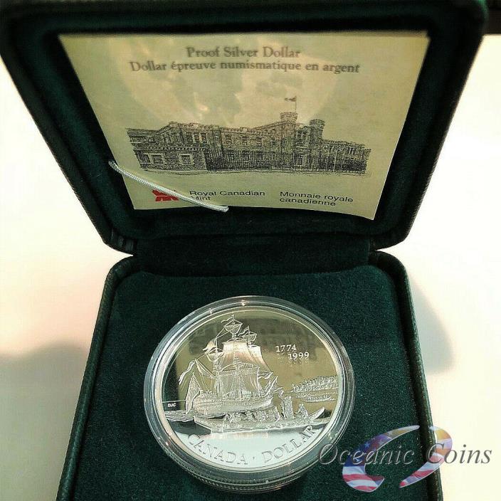 1999 COMMEMORATIVE CANADIAN COIN: 225TH ANNIVERSARY QUEEN CHARLOTTE ISLANDS