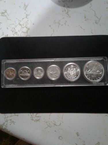CANADA 1963 ROYAL CANADIAN MINT PROOF SET 80% SILVER FREE SHIPPING