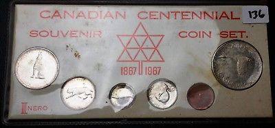 1967 Canada SILVER 6-Coin Souvenir Set