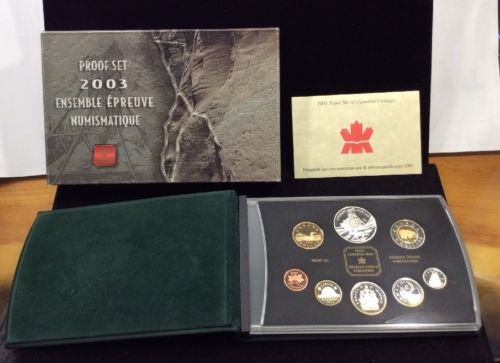 2003 Canada Silver Proof Set w/Original Royal Canadian Mint Packaging/COA