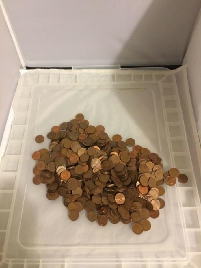 6 Pounds of Canadian Copper Pennies 98 percent