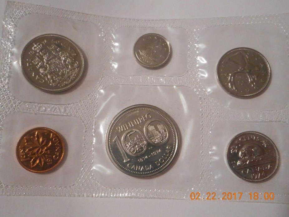 1974 ROYAL CANADIAN MINT UNCIRCULATED SET
