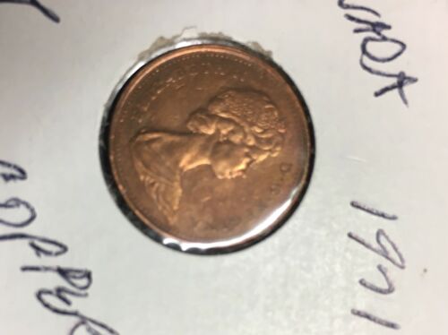 1971 Canada 1 Cent Coin COPPER Circulated FS