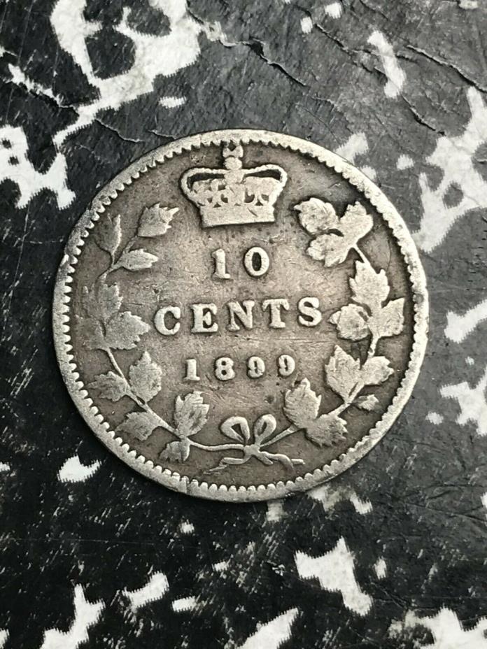 1899 Canada 10 Cents Lot#L1426 Silver!
