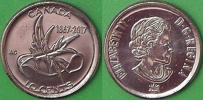 2017 Canada Wings of Peace Dime Graded as Brilliant Uncirculated