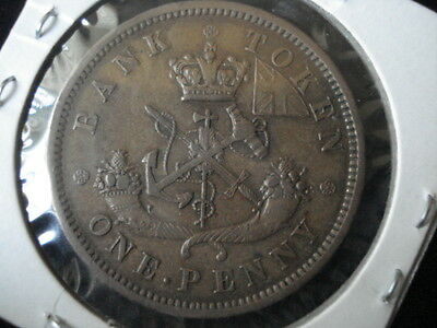 Upper Canada penny Bank Token 1857 in XF