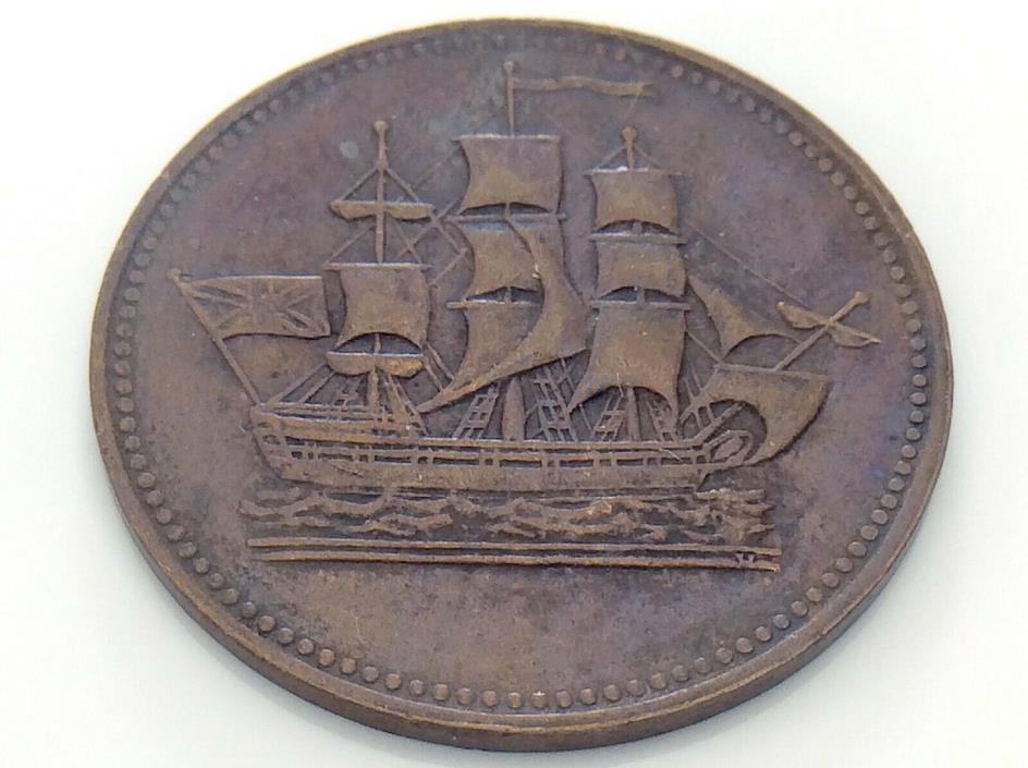 Prince Edward Island PEI Token Ships Colonies Commerce I800
