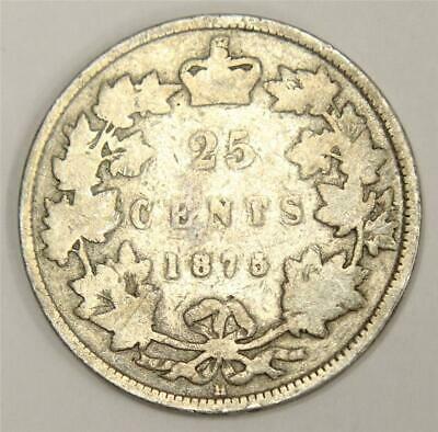 1875H Canada 25 Cents G4