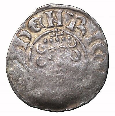 England King John I 1199-1216 Silver Canterbury short Cross Silver Penny  S.1354