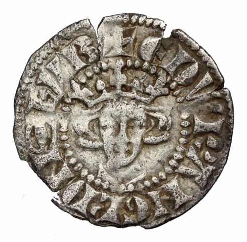 ENGLAND. Edward I, 1272-1307. Silver Halfpenny. London mint.