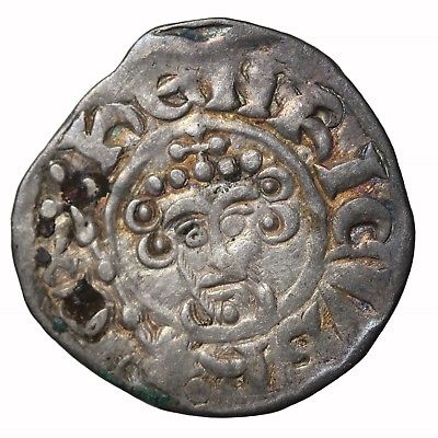 England King John I 1199-1216 Silver Winchester short Cross Penny Andreu S.1351