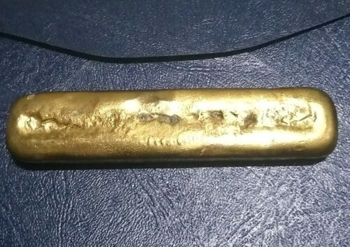 120 grams Scrap gold bar for Gold Recovery, melted different computer pins