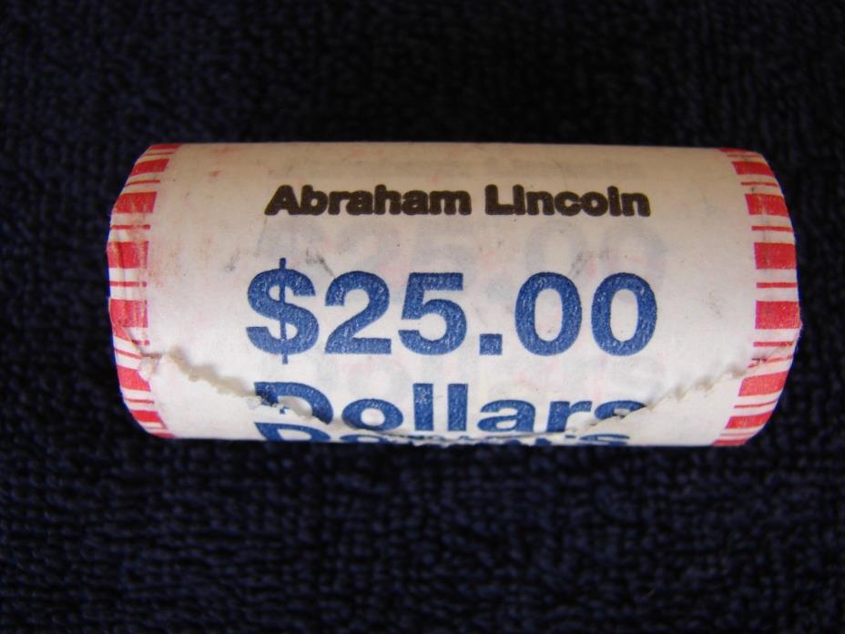 Abraham Lincoln Presidential Dollar Roll in Original Unopened Mint Roll