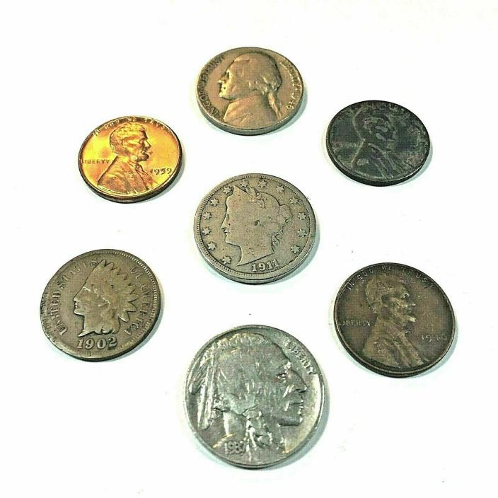Coin Collection Buffalo Liberty Indian Lincoln Jefferson