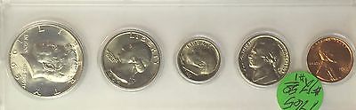 1965 BIRTH YEAR SET - KENNEDY HALF (5 COINS) REALLY NICE OLD COINS #1