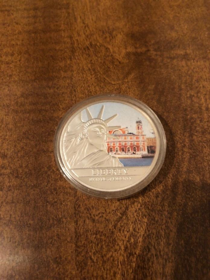 Liberty Symbols of Freedom Silver Commemorative Coin