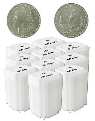1921 Silver Morgan Dollar VG+ Lot of 200 Solid Date S$1 Shipped in New Tubes