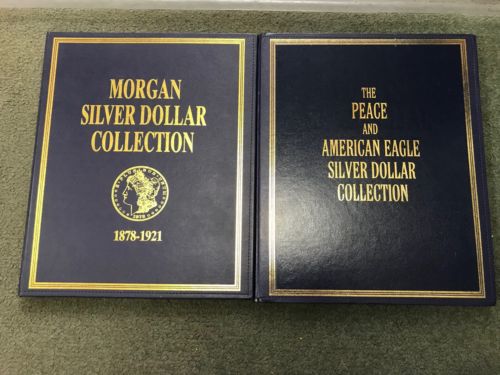 Date Set of 50 Morgan and Peace Dollar & American Silver Eagle Dollars 1878-2007