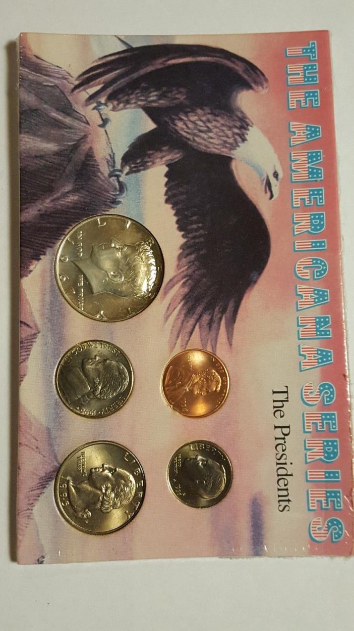 United States Americana Series The Presidents (5) Coin Set NIP
