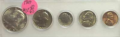 1965 BIRTH YEAR SET - KENNEDY HALF (5 COINS) REALLY NICE OLD COINS #3