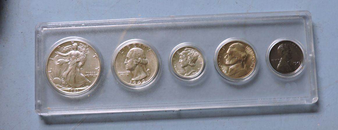 1943 SILVER YEAR SET - BEAUTIFUL WAR SET - UNCIRCULATED!