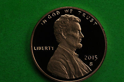 2015-S  Deep Cameo Lincoln Penny US GEM  Proof Coin