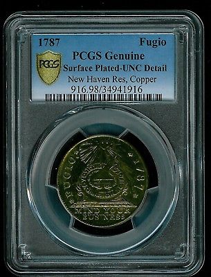 1787 Fugio Restrike Copper PCGS