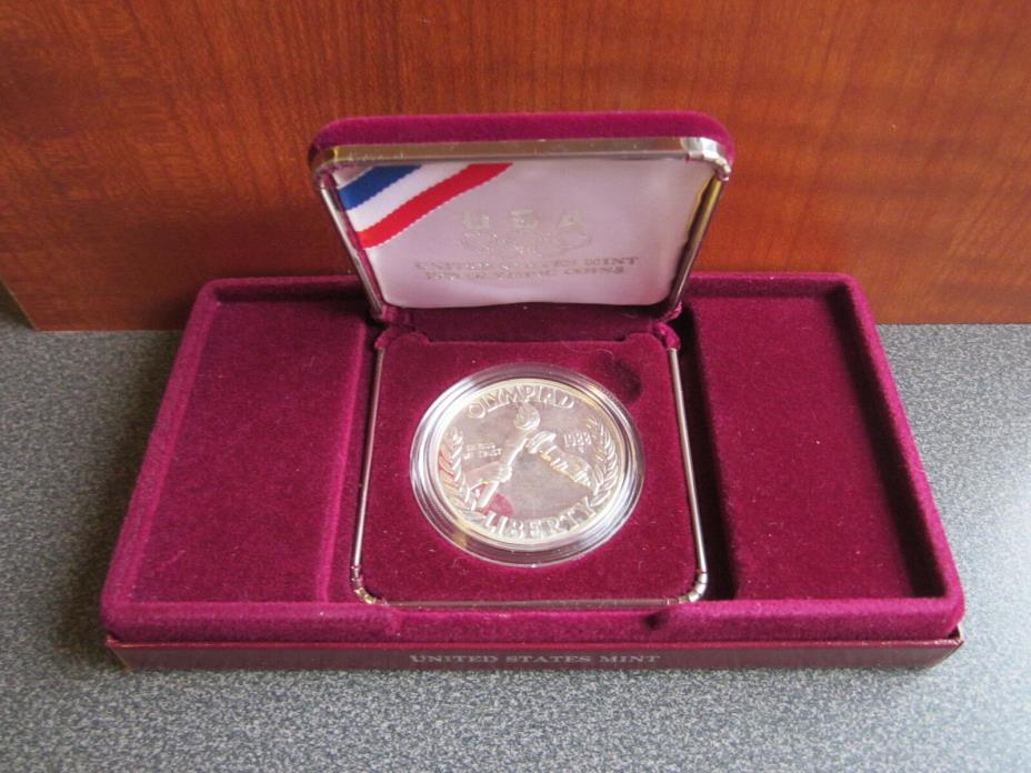 United States Mint 1988 Olympic Coins - 1988 Proof Silver Dollar