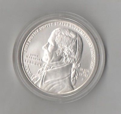 2005 P  Chief Justice John Marshall Silver Dollar Free Shipping
