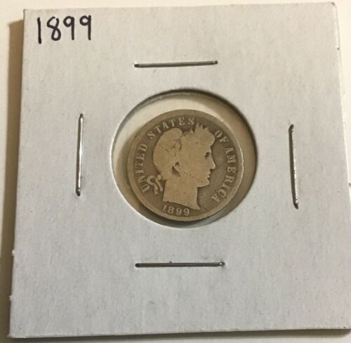 1899 Barber Dime Good Free Shipping As Pictured