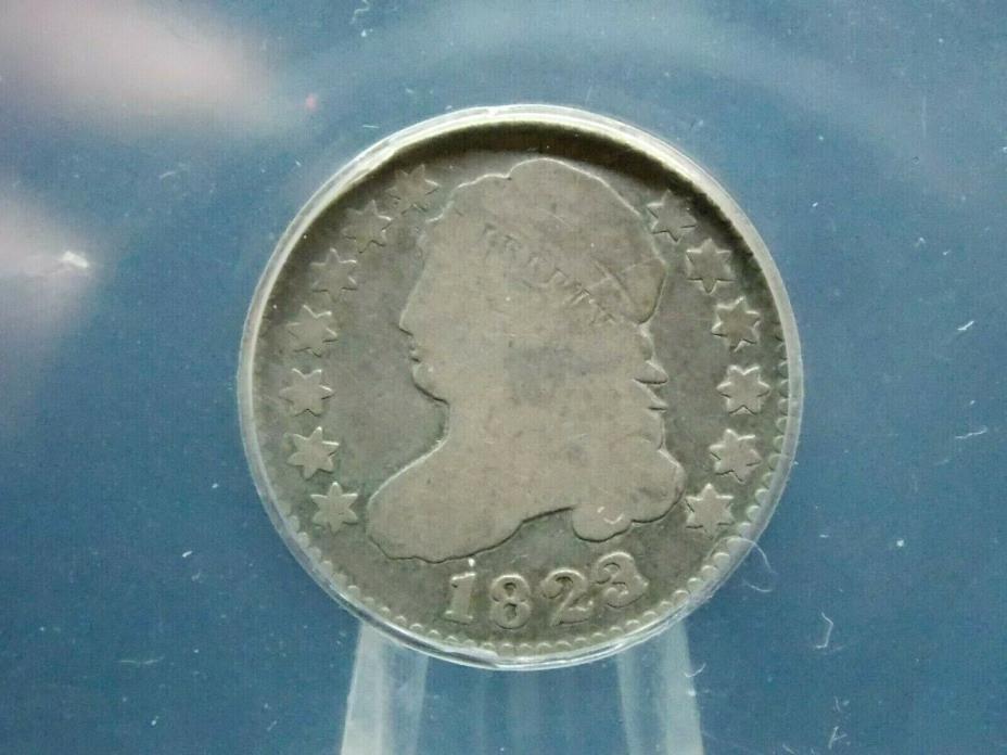 1823/2 Capped Bust Silver Dime 10c JR-1 ANACS G4 East Coast Coin & Collectables