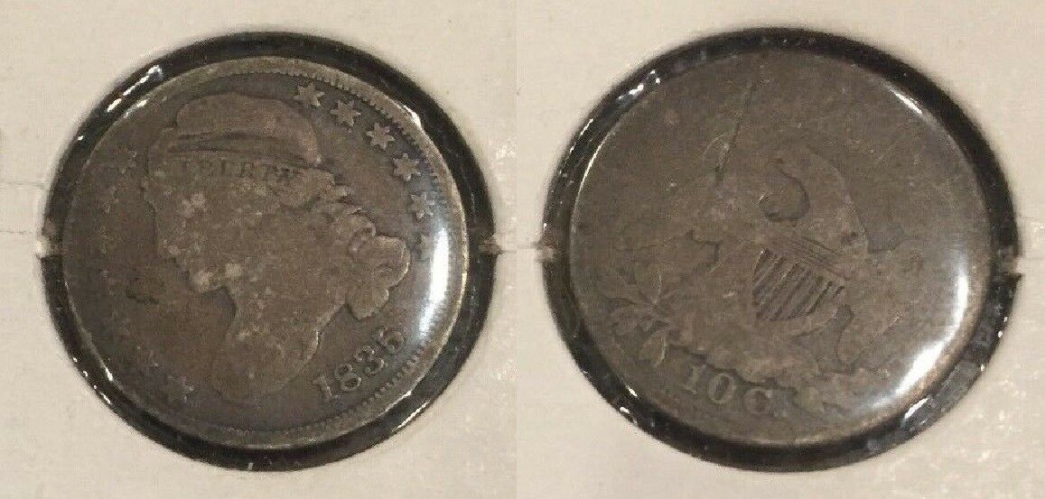 1835 10C Capped Bust Dime