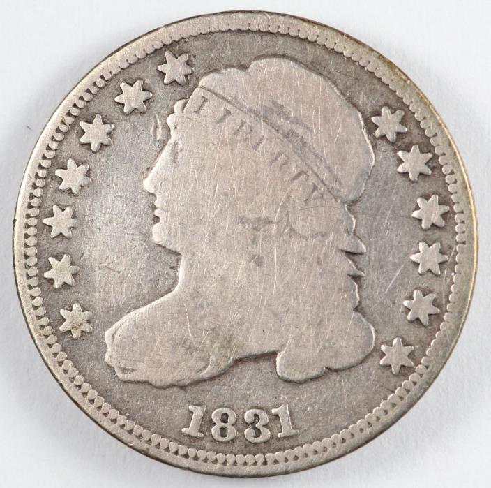 1831 Capped Bust Silver Dime 10C