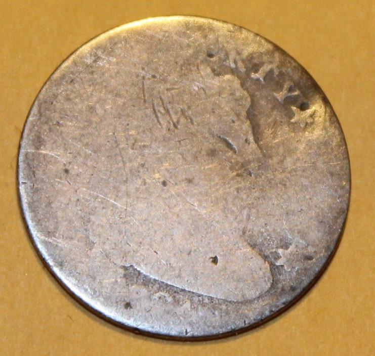1798-1807 1804 Silver Dime Draped Bust Heraldic Eagle Reverse Coin U.S.
