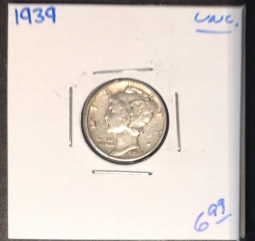 1939 10C Mercury Dime