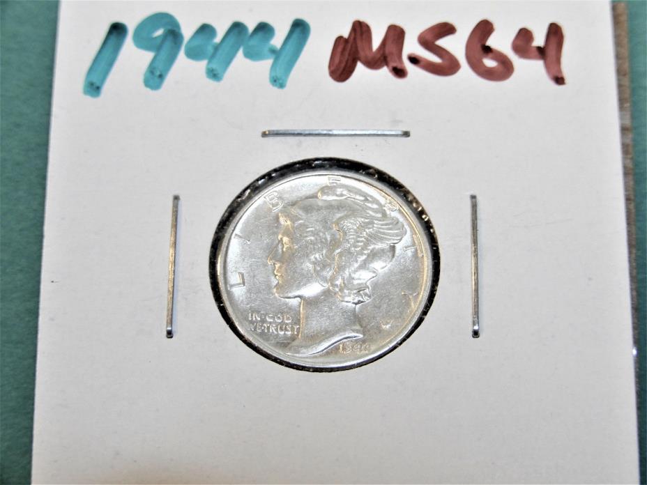 1944 P MERCURY SILVER DIME  *S481