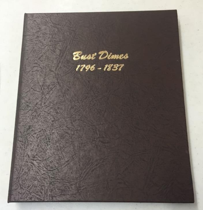 Collection of 17 Bust Dimes in Dansco Album - Lot with Rare Draped & Capped Type