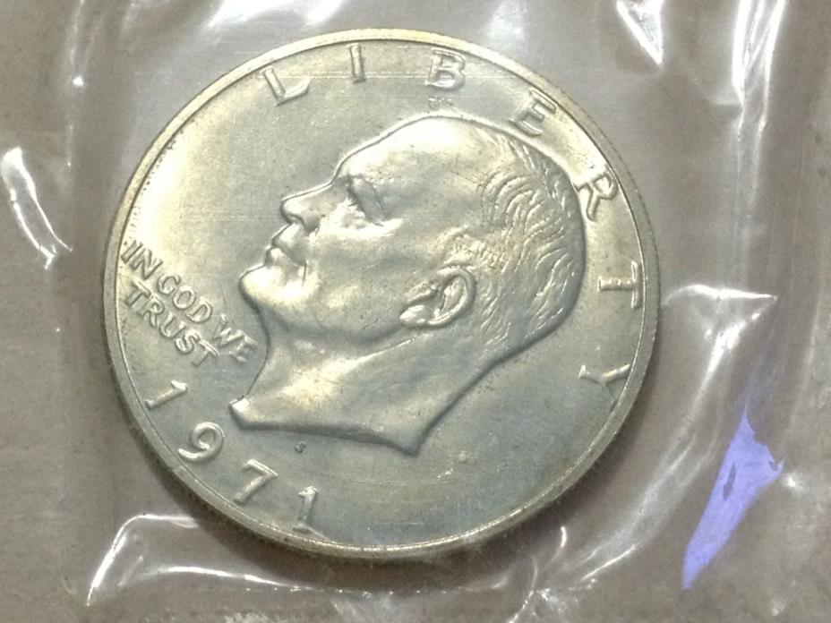 1971-S Eisenhower Dollar 40% Silver w/COA