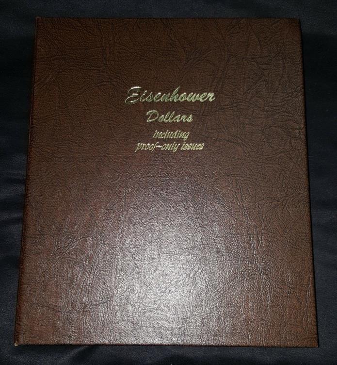 1971-1978 EISENHOWER Complete Set with/Proofs P-D-S DOLLARS 32Coins Dansco Album