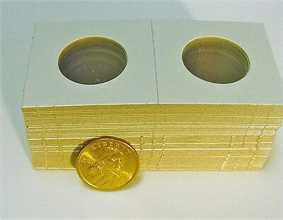 100 New Small Dollar Cardboard Staple Type Coin Flips